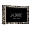 Quality Thoughts Canvas Art 30 x 45cm / Standard Gallery Wrap Clock Canvas
