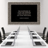 Quality Thoughts Clock Canvas