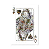 Queen of Hearts - Graffiti Canvas Art Clock Canvas