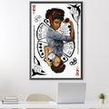 Queen of Power Canvas Art Clock Canvas