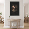 Queen of the Jungle Clock Canvas