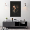 Queen of the Jungle Clock Canvas