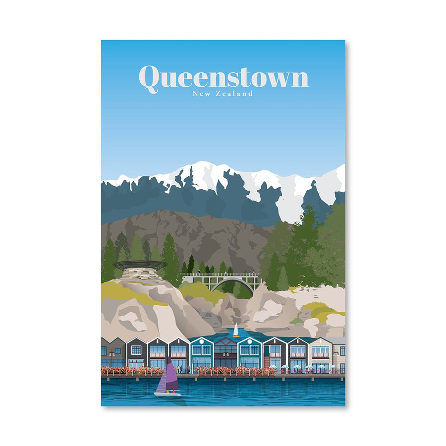Queenstown Canvas - Studio 324 Art Clock Canvas