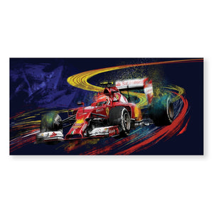 Race Speed Canvas Art Clock Canvas