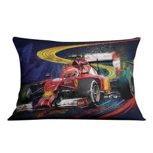 Race Speed Cushion Cushion 48 x 33cm Clock Canvas