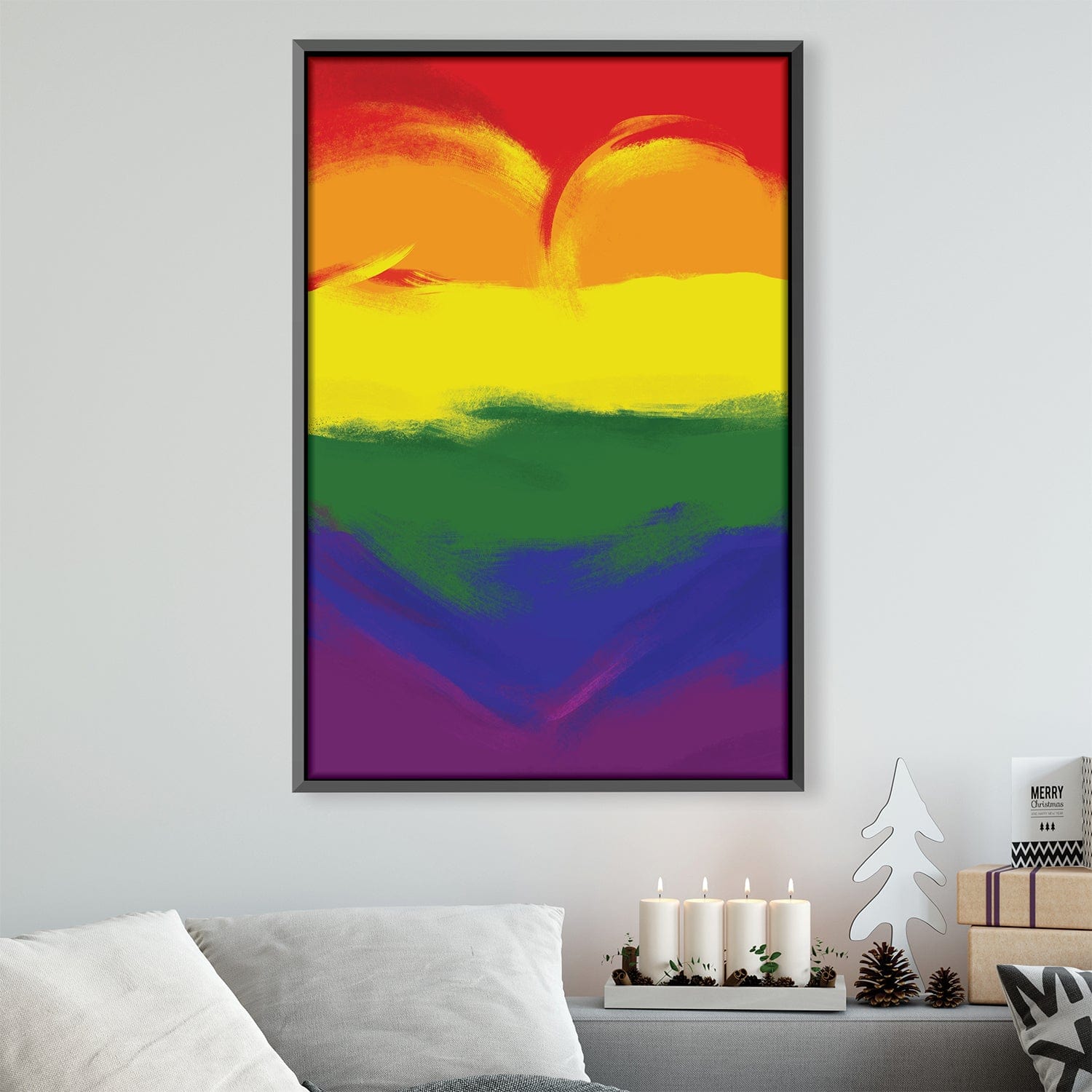 Rainbow Composition Canvas product thumbnail