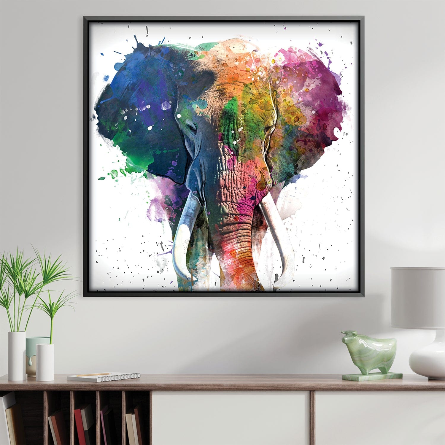 Rainbow Elephant Canvas product thumbnail