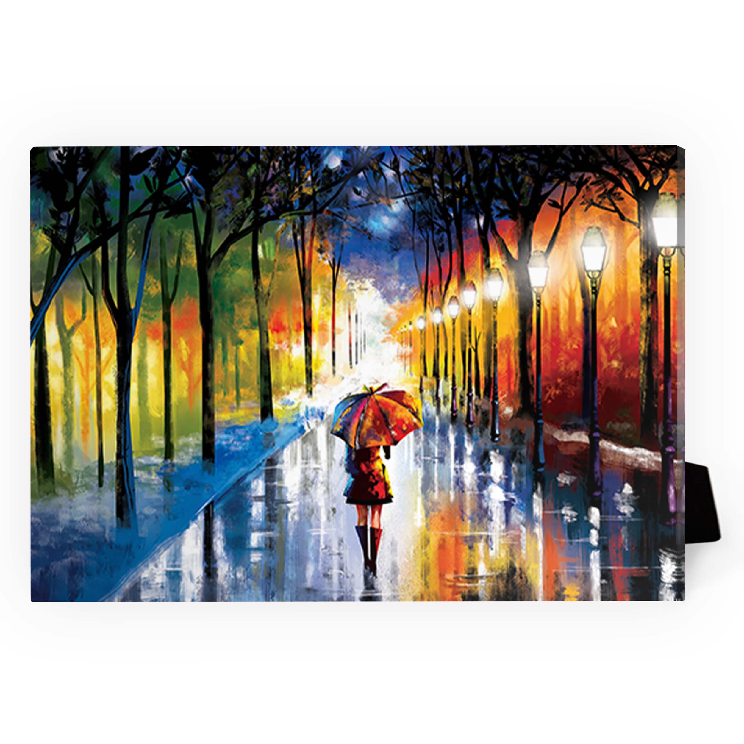 Rainy Stroll Desktop Canvas product thumbnail