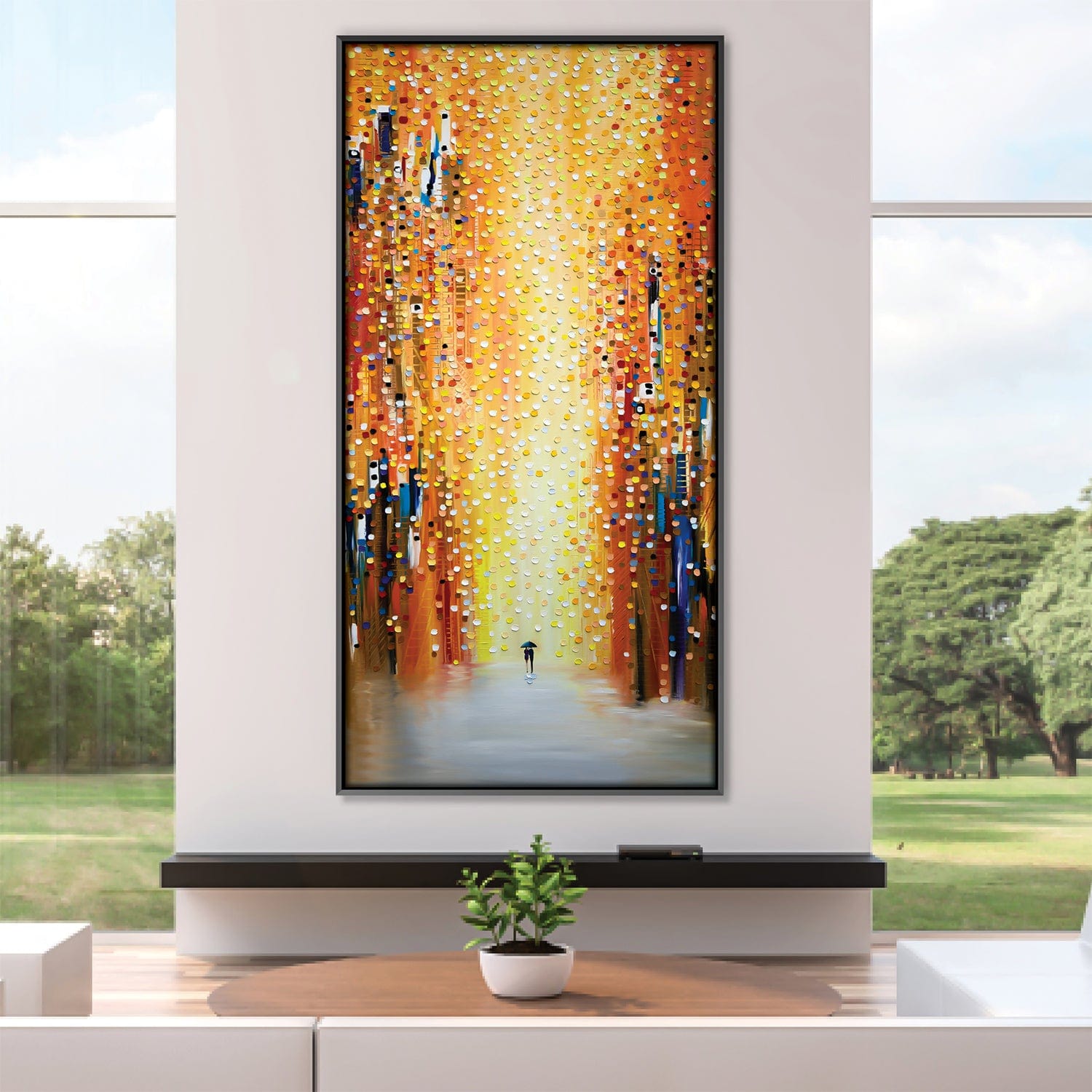 Rainy Sunset Together Canvas product thumbnail