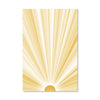 Rays of Sunshine Canvas Art Clock Canvas