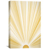 Rays of Sunshine Canvas Art 30 x 45cm / Unframed Canvas Print Clock Canvas