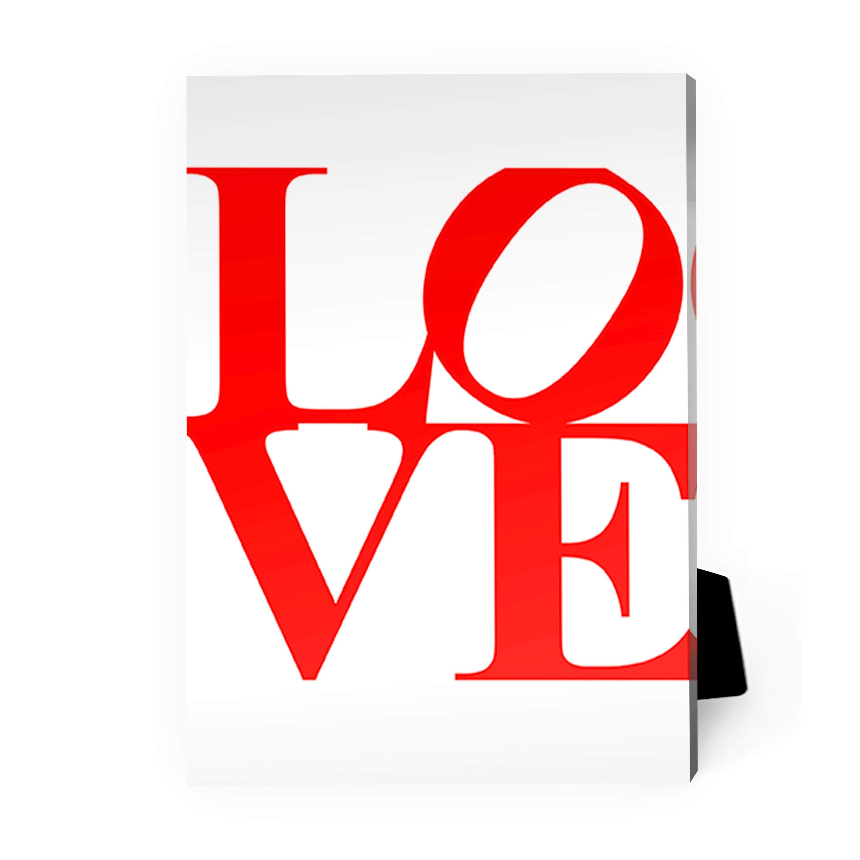 Red and White Love Desktop Canvas product thumbnail