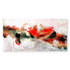 Red Curtain Canvas Art Clock Canvas
