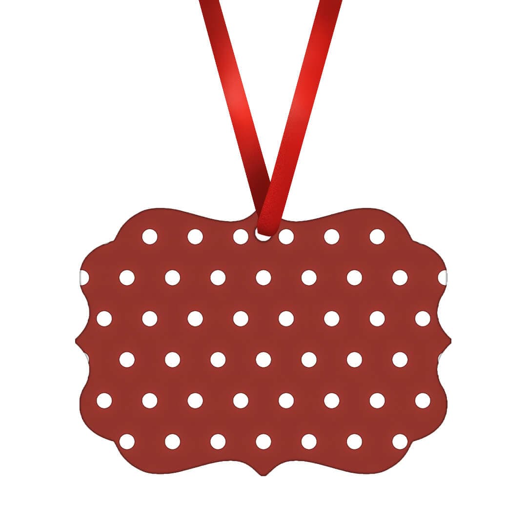 Red Polka Dots Ornament product thumbnail