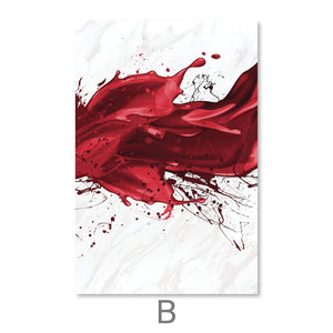 Red Wine Canvas Art B / 30 x 45cm / Unframed Canvas Print Clock Canvas