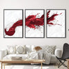 Red Wine Canvas Art Clock Canvas