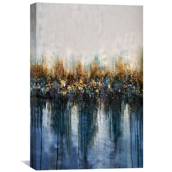 Reflected Empathy Oil Painting Oil Clock Canvas