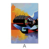 Reflection Canvas Art A / 40 x 60cm / Unframed Canvas Print Clock Canvas