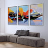 Reflection Canvas Art Clock Canvas