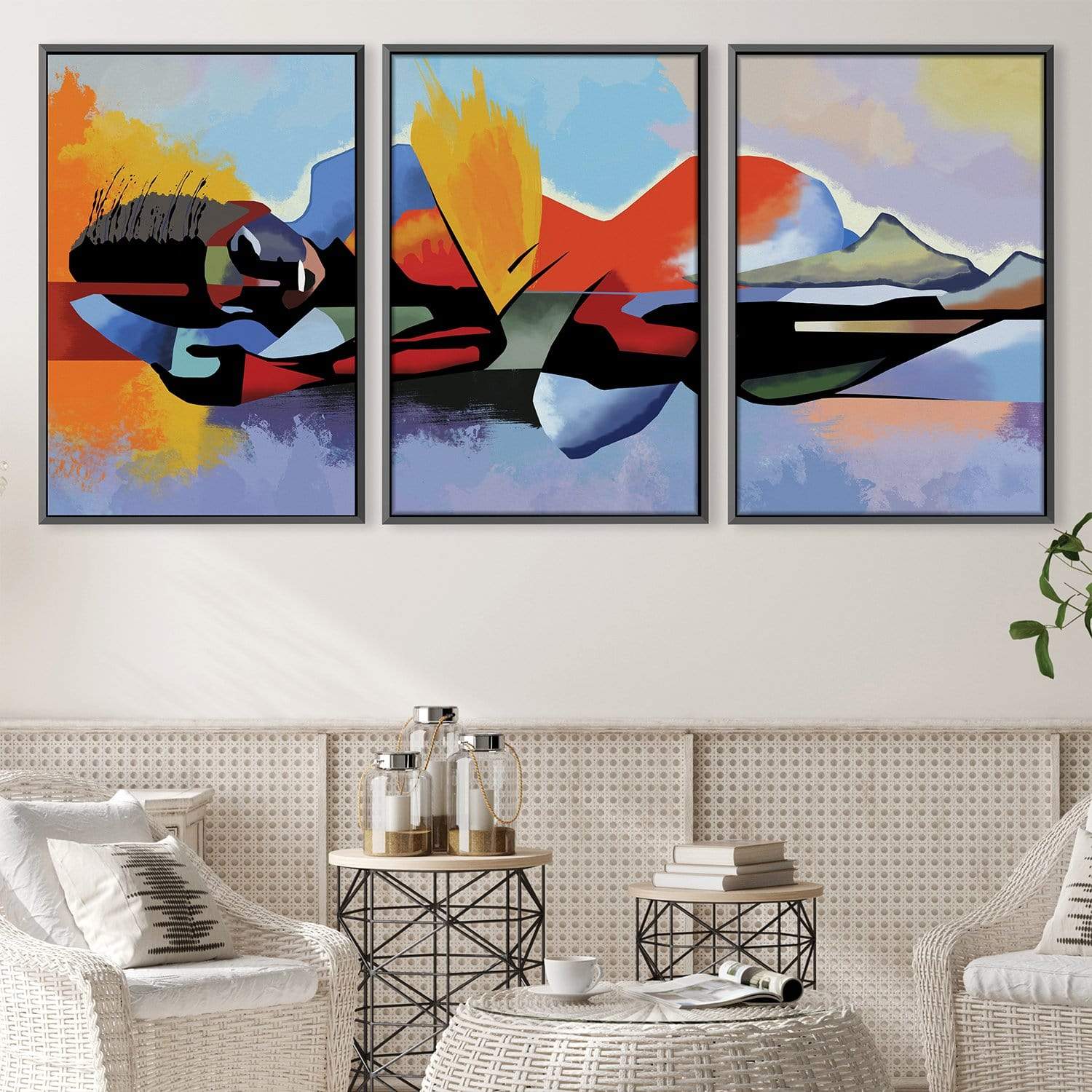 Reflection Canvas Art Clock Canvas