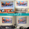 Reflection Canvas - Single Panel Art Clock Canvas