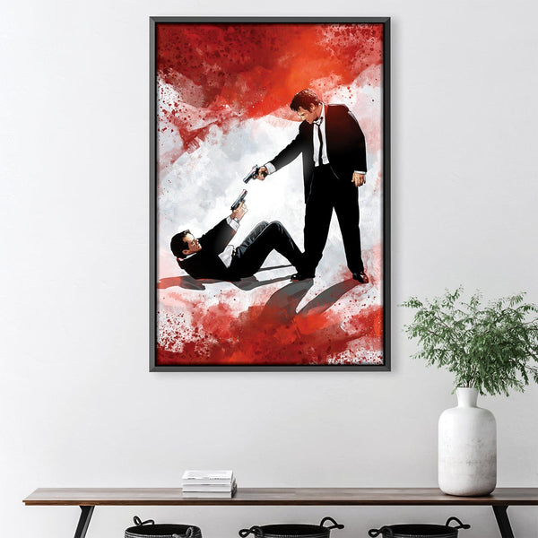 Reservoir Dogs 1 Canvas Art 30 x 45cm / Unframed Canvas Print Clock Canvas