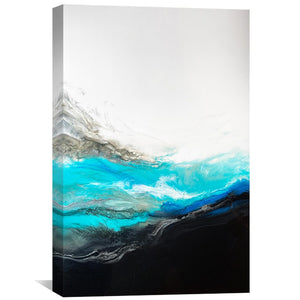 Resounding Wave Canvas Art 30 x 45cm / Unframed Canvas Print Clock Canvas