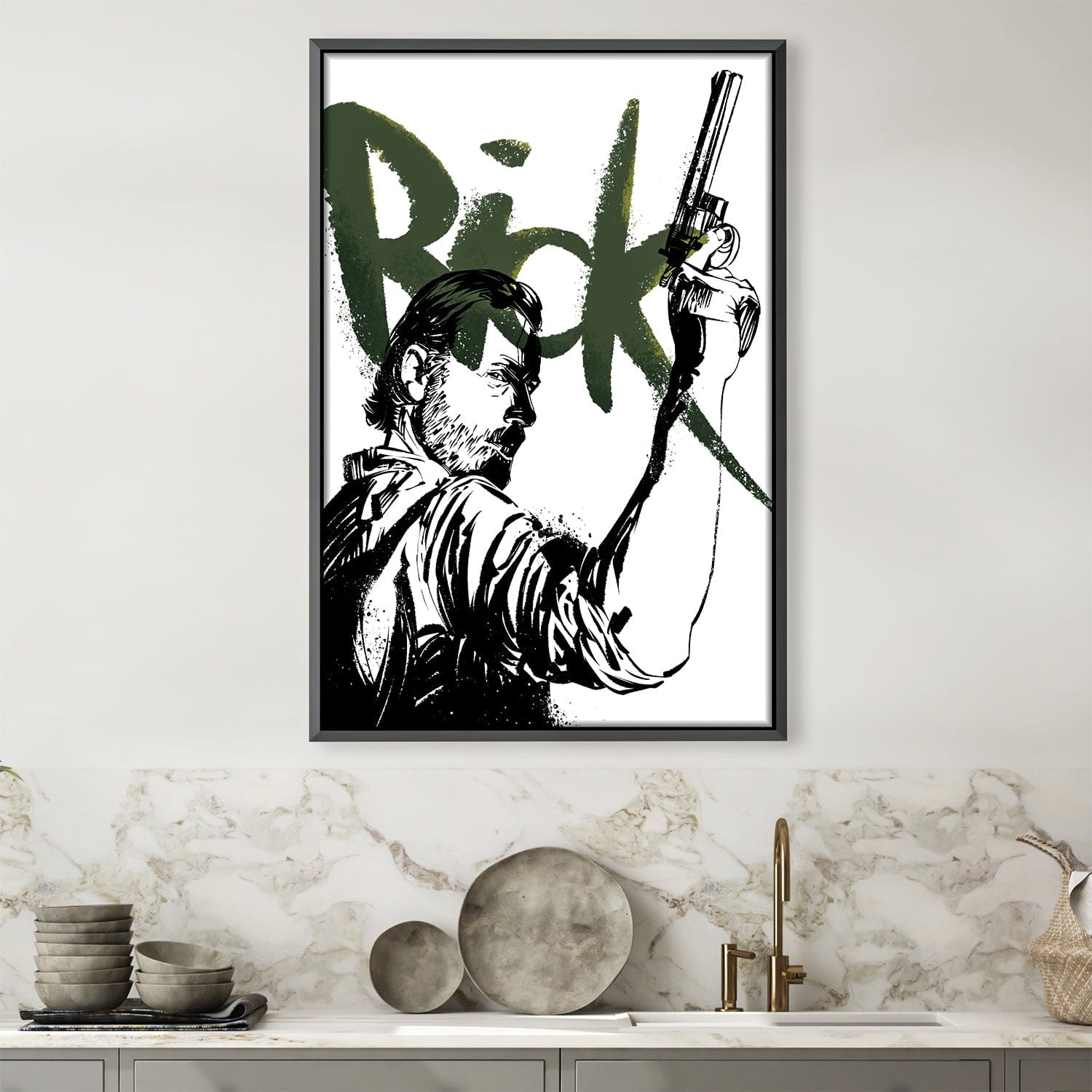 Rick Grimes The Walking Dead Canvas 12 x 18in / Canvas product thumbnail