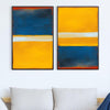 Rise and Shine Canvas Art Set of 2 / 40 x 50cm / No Board - Canvas Print Only Clock Canvas