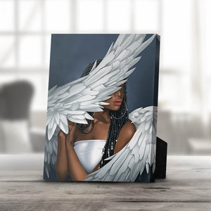 Rising Angels C Desktop Canvas Desktop Canvas 20 x 25cm Clock Canvas