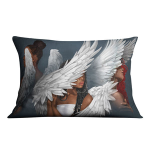 Rising Angels Cushion Cushion 48 x 33cm Clock Canvas