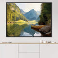 Riverside Canvas Art Clock Canvas