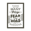 Road of Success Canvas Art 30 x 45cm / Unframed Canvas Print Clock Canvas