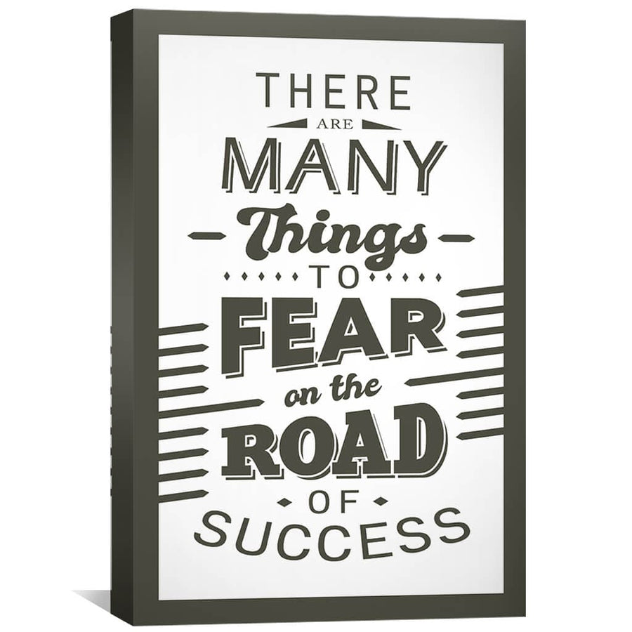 Road of Success Canvas Art Clock Canvas