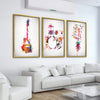 Rock & Roll Color Canvas Art Clock Canvas
