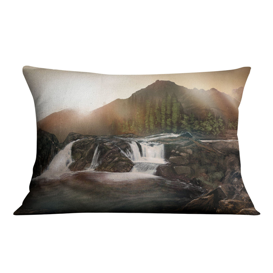 Rocky Hills Cushion Cushion 48 x 33cm Clock Canvas