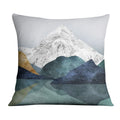 Rocky Mountain B Cushion Cushion Cushion Square Clock Canvas