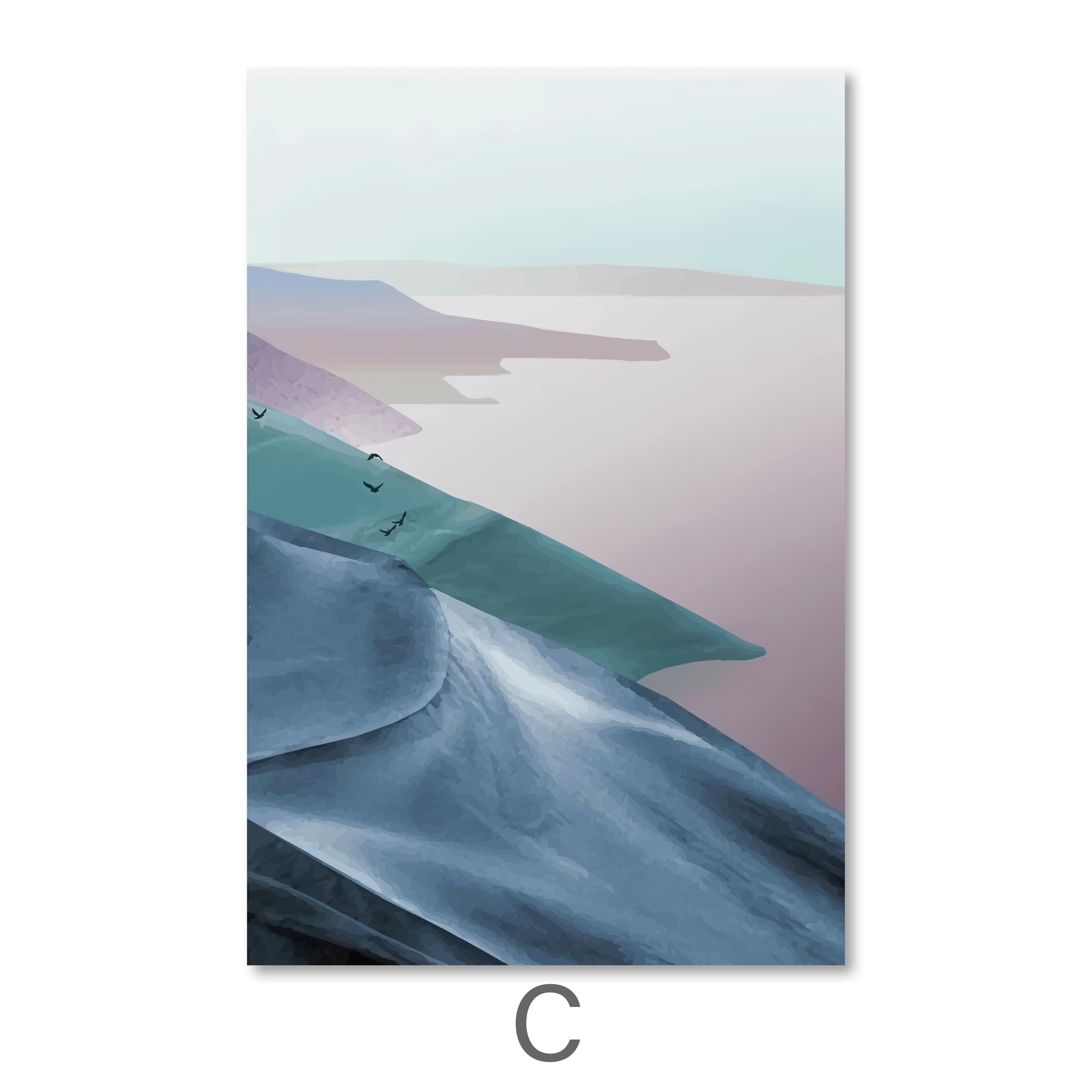Rocky Mountain Canvas Art C / 40 x 60cm / Unframed Canvas Print Clock Canvas