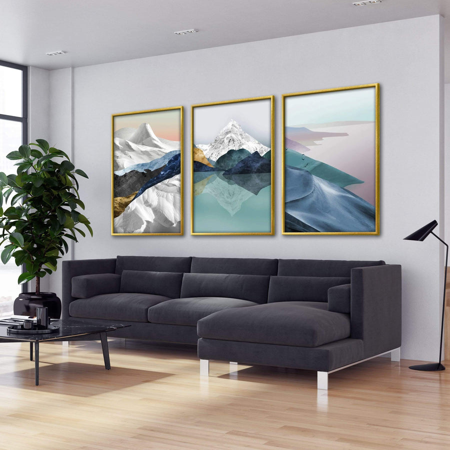 Rocky Mountain Canvas Art Clock Canvas