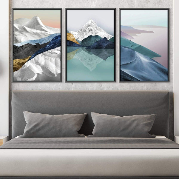 Rocky Mountain Canvas Art Clock Canvas