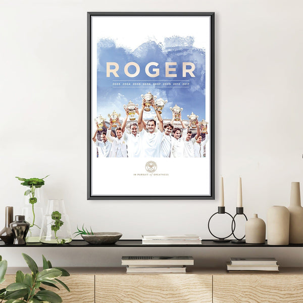 Roger the Great Canvas Art Clock Canvas