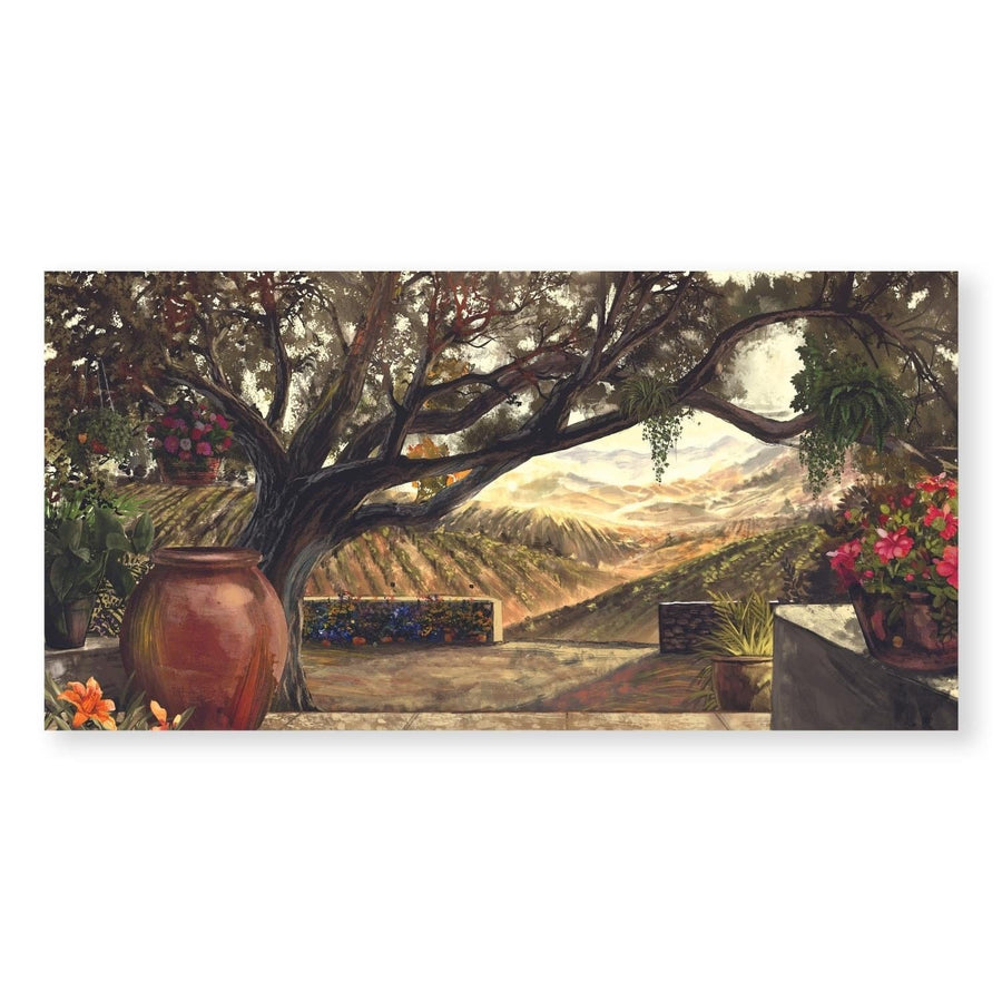 Rolling Tranquility Canvas Art Clock Canvas