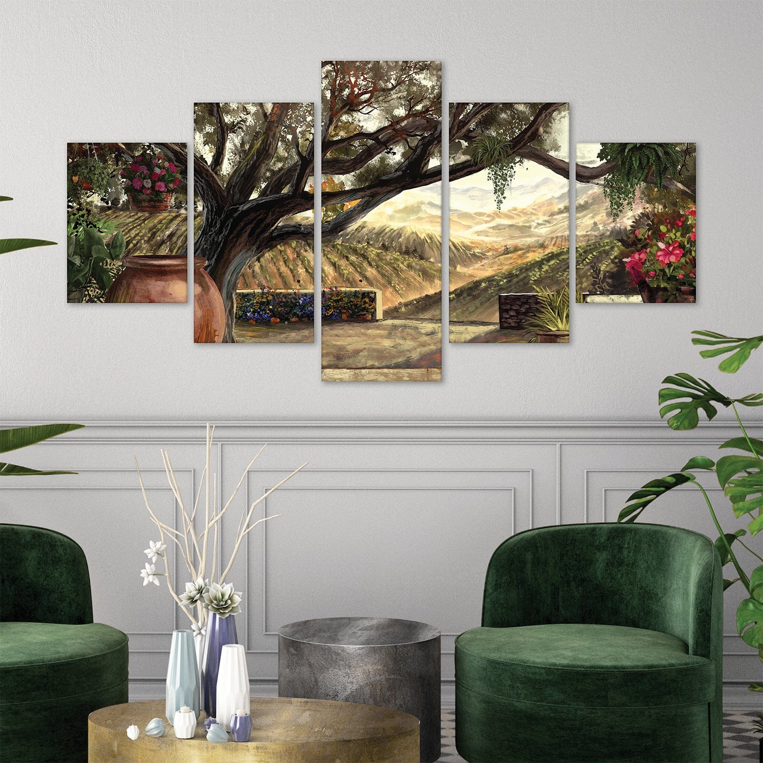 Rolling Tranqulity Canvas - 5 Panel product thumbnail