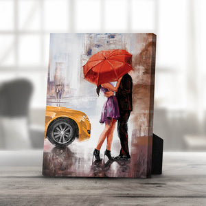 Romancing Streets Desktop Canvas Desktop Canvas 20 x 25cm Clock Canvas