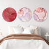 Rose Petal Canvas - Circle Art Clock Canvas