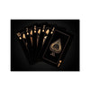 Royal Flush - Gold Canvas Art Clock Canvas