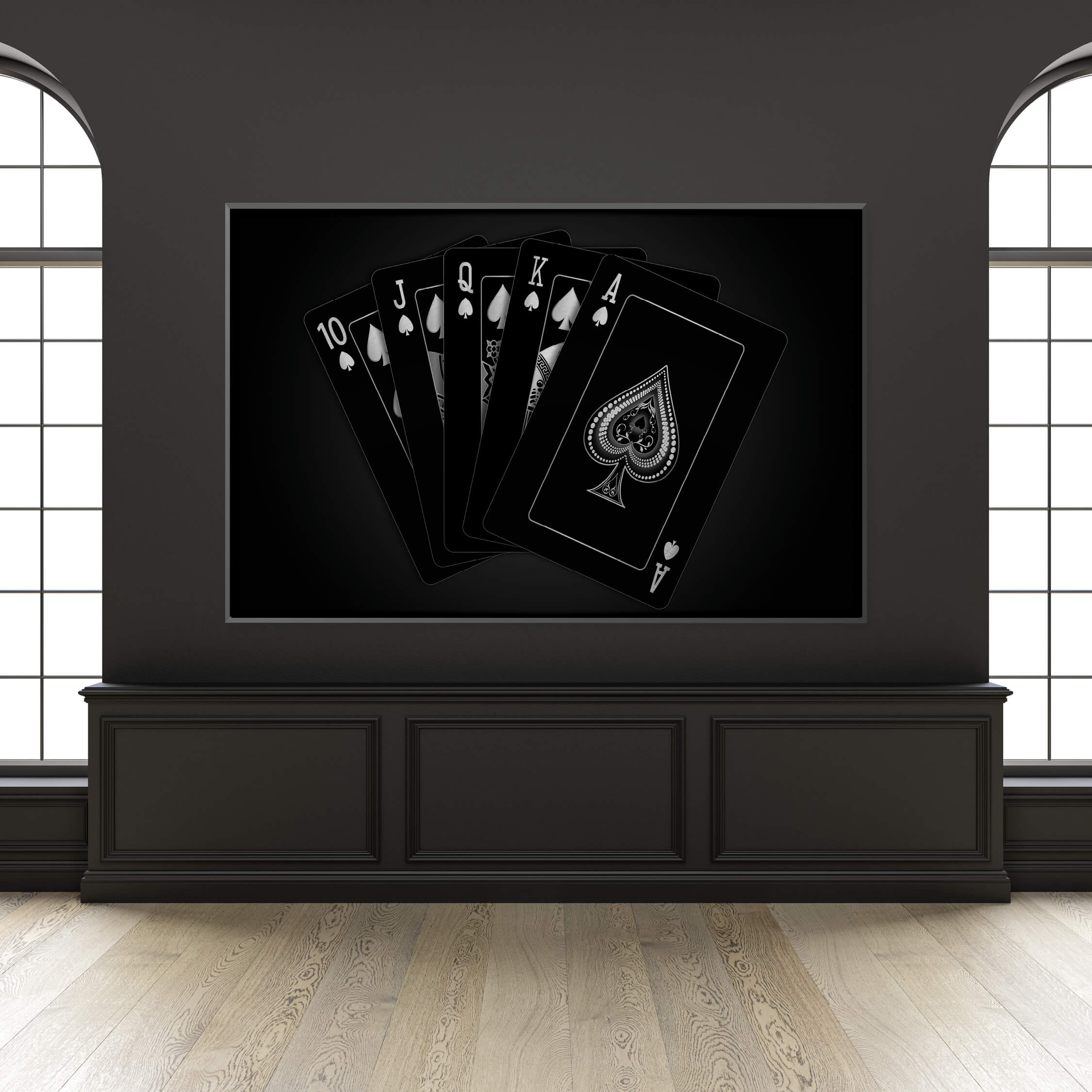 Royal Flush - Silver Canvas product thumbnail