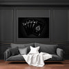 Royal Flush - Silver Clock Canvas