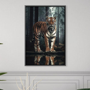 Royal Tiger Canvas Art Clock Canvas