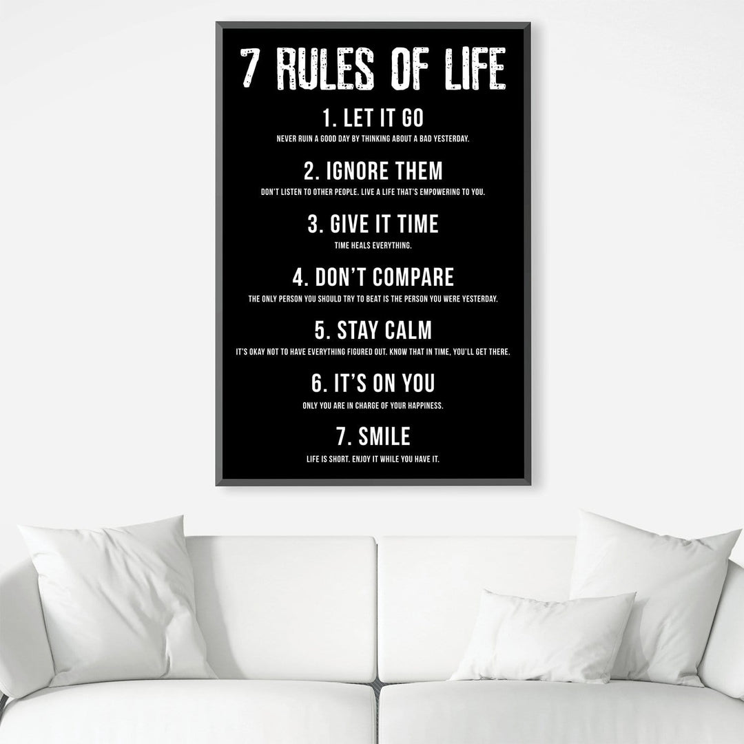 Rules of Life Canvas – ClockCanvas